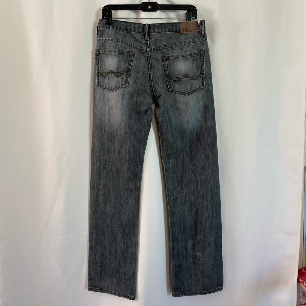 Wrangler Jeans Co. Men's Blue Gray Slim Straight Leg Jeans Size W31xL32